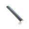Apollo Tile Blue 1 in x 8 in Ceramic Glossy Pencil Bullnose Tile Trim 0.56 sqft/case, 10PK APLEC64PSBN - alternate 4