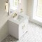 James Martin Vanities Bellshire 30" Single Vanity, Bright White w/ 3 CM Eternal Jasmine Pearl Silestone Top 660-V30-BW-3EJP - alternate 3