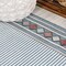 Jonathan Y Sebastian High-Low Modern Diamond Border Blue/Ivory 3 ft. x 5 ft. Indoor/Outdoor Area Rug HWC102D-3 - alternate 3