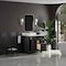 James Martin Vanities Brookfield 36 in Single Vanity, Black Onyx w/Single Hole 3 CM White Zeus Silestone Top & Backsplash 547-V36-BKO-1WZ - alternate 4