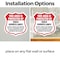 Signmission Video Surveillance Shield Sign This Area, 4 inch X 4 inch, Vinyl Decal, 2PK SHI-D-2PACK-4-473 - alternate 2