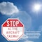 Signmission Stop Active Aircraft Taxiway, 10 inch X 10 inch, Aluminum Metal Signs, 2PK OC-A-2PACK-10-214 - alternate 4