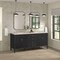 James Martin Vanities Myrrin 72" Vanity, Carbon Oak, w/ 3 CM Siberian Silestone Top 485-V72-CBO-3SFR - alternate 4