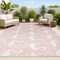 Jonathan Y Liana Casual Coastal Flamingos Two-Tone Pink/Cream 3 ft. x 5 ft. Indoor/Outdoor Area Rug TSN401C-3 - alternate 1