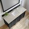 James Martin Vanities Brittany 60" Single Vanity, Black Onyx, w/ 3 CM Tajnar Eclos Top 650-V60S-BKO-3TJR - alternate 2