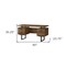 Homeroots 60" Brown and Black Wood and Metal Sled Computer Desk With Three Drawers 489918 - alternate 3