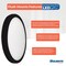 Bulbrite 7" Round 10.3-W 3000K LED Flush Mount Light, 1150 Lumens, Black Finish 773605 - alternate 5