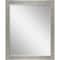 Homeroots 45" Silver Solid Wood Framed Accent Mirror 632814 - alternate 1