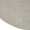 Homeroots 6' Gray Round Power Loom Area Rug 522549 - alternate 4
