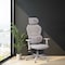 Office Star Products Ventilated Seating Ventilated Seating Office Chair, Grey Mesh EM14622HR-2 - alternate 4