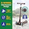 Lifemaster Kids 3-Wheel Scooter, LED Light-Up Wheels, Adjustable Handlebar, Indoor and Outdoor Use LIFSCBRWN - alternate 5