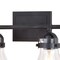 Vaxcel Mason 4 Light Farmhouse Black Bathroom Vanity Fixture Clear Glass W0413 - alternate 4