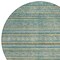 Homeroots 8' Teal Blue Gold And Taupe Round Southwestern Washable Indoor Outdoor Area Rug 615982 - alternate 2