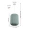 Jonathan Y Aurelia 13.75" 1-Light Scandinavian Japandi Adjustable Lantern Metal w/Ribbed Cocoon Capsule Shade L JYL4207B - alternate 6
