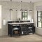 James Martin Vanities Lorelai 72" Double Vanity, Black Onyx, w/ 3 CM Siberian Silestone Top 424-V72-BKO-3SFR - alternate 5
