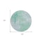 Homeroots 8' Sky Blue And Blue Round Abstract Washable Indoor Outdoor Area Rug 609222 - alternate 3