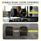 Squatz 45 lb Adjustable Dumbbells with Quick Weight Change, Space-Saving Dumbbell Set with Anti‑Slip SQDB45-1 - alternate 2