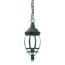 Homeroots Matte Black Glass Globe Hanging Light 397999 - alternate 1