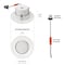 Nuwatt 4 Inch Adjustable Can Lights, Gimbal Retrofit Recessed Lighting, 5CCT 2700K-5000K, 750LM, 6PK NW-GMB-C4-10W-5CCT-WH-6P - alternate 3