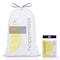 Happimess 8-Gallon 30L Lemon Scented Drawstring Trash Can Liner, White, 20-Count, 1-Pack of 20 Liners HPM3100A-W-1SET - alternate 1
