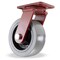 Hamilton Spinfinity Maintenance-Free Kingpinless ZFFM Series Swivel Caster, 8" x 3" DuraGlide Wheel (95A) S-ZFFM-83GB95-4SL - alternate 1