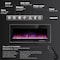 Edendirect 72 In Electric Fireplace Heater with Realistic Flames, Remote & Touch Control, Adjustable Colors ZR-FJ-C72 - alternate 4