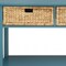 Homeroots 44" Teal Blue Solid Wood Console Table 286387 - alternate 4
