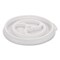 Wincup Plastic Lids for Foam Cups and Bowls, Slotted, Fits 8 oz to 10 oz Hot Cup, White, 1000PK 222078 - alternate 1