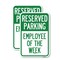 Signmission Employee of the Week, 18'' X 24'' 2 Signs, Heavy Gauge Aluminum, 2PK A-1824-2PACK-24102 - alternate 1