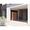 Vdomdoors Front Exterior Prehung Aluminum Double Doors Ronex1033 Teak 2 Sidelights and Top Transom Mirrored RONEX1033DEXD-OAK-W14+72+14xH80+12-LH-O - alternate 2