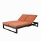Leisuremod Chelsea 2-in-1 Convertible Sofa & Double Chaise, Aluminum, 660lb Capacity CLBL-82OR - alternate 6