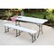 Lifetime 6 Ft. x 30'' White Granite Light Commercial Fold-In-Half Table 5011 - alternate 2