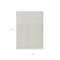 Homeroots 3' X 5' Ivory And Beige Chevron Washable Indoor Outdoor Area Rug 612268 - alternate 2