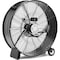 Edendirect 30 in. 2 fan speeds Drum Fan in Black with Adjustable Tilt and Rolling Casters ZRW5512P468549 - alternate 1