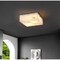 Jonathan Y Giulia 13" 2-Light Modern Contemporary Alabaster/Iron Square LED Flush Mount, White Marbling/Brass Go JYL1201A - alternate 5