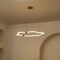 Jonathan Y Nuvola 31.5" Contemporary Minimalist Metal/Acrylic Adjustable Dimmable Cloud Integrated LED Chandeli JYL7143A - alternate 6