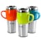 Mr Coffee Mr. Coffee Traverse 3 Pc 16 Oz Stainless Steel and Ceramic Travel Mug and Lid in Red, Blue and Green 91675.02 - alternate 1