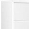 Homeroots White Wood Adjustable Four Tier Bookcase 333357 - alternate 4