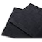 Homeroots 18" Set of Four Black Faux Leather Placemats 653657 - alternate 2