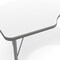 Flash Furniture Commercial Adjustable Height Kidney Activity Table with Locking Casters-White XU-A4872-KIDNY-WHT-T-P-CAS-GG - alternate 6