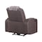 Global Furniture Usa Contemporary U8000 Brown Power Recliner W/ Power Headrest & Led Light U8000-BROWN-PR W/ PHR + LED - alternate 2