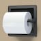 Gatco Pivoting Arm Recessed Toilet Paper Holder, Matte Black 752 - alternate 3