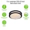 Westinghouse Lauderdale 11in 23W LED Indoor Flush Mount, Color Temp Select, Matte Black, Frosted Acrylic 6136100 - alternate 3