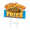 Signmission Chili Cheese Fries Die Cut Yard & Stake plastic coroplast window, 1824-Chili Cheese Fries C-DC-1824-Chili Cheese Fries19 - alternate 1