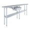 Amgood 14 in. x 84 in. Stainless Steel Table With Drawer AMG WT-1484 + DRAWER-1510-Z - alternate 1