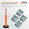 Jrex Safety 42 in T-Top Orange Traffic Delineator Post with 13 LB PVC Base, 3PK DLTB-JR-ORG-42-3PK - alternate 3