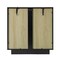 Homeroots 31in Black Wood Accent Cabinet With Two Doors 716318 - alternate 3