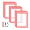 C-Line Products 9" x 12" Orange Stitched Neon Shop Ticket Holders, 15/BX 43912 - alternate 1