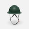 Ironwear Type 2 Class E Full Brim Safety Helmet w/ Chin Strap, Dark Green 3968-DG - alternate 1