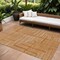 Homeroots 9' X 12' Copper And Ivory Geometric Washable Indoor Outdoor Area Rug 600856 - alternate 1